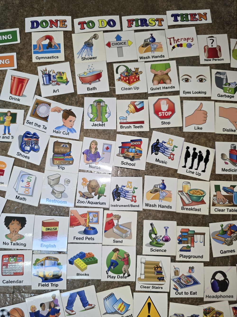 Visual Schedule Routine Cards for Kids Magnets not Complete - Picture 4 of 10